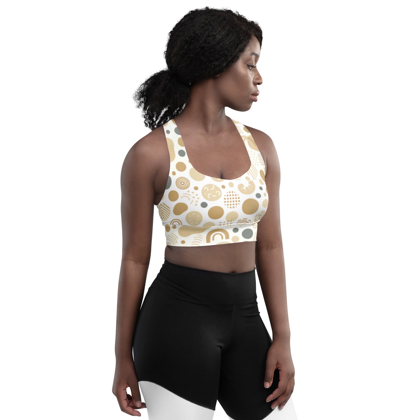 Longline sports bra