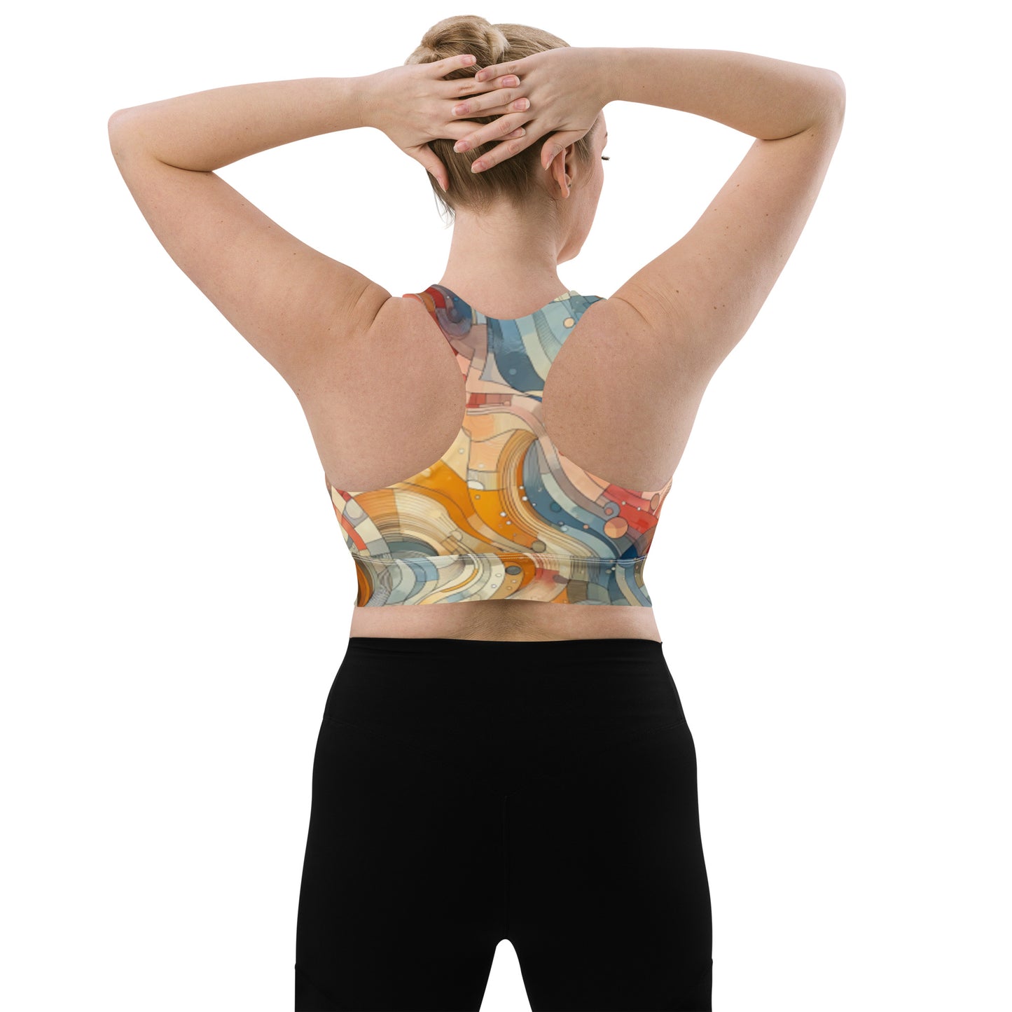 Longline sports bra