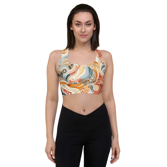 Longline sports bra