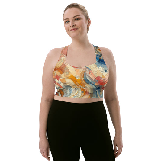 Longline sports bra