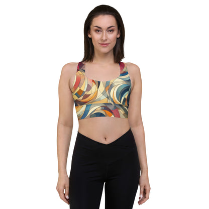 Longline sports bra