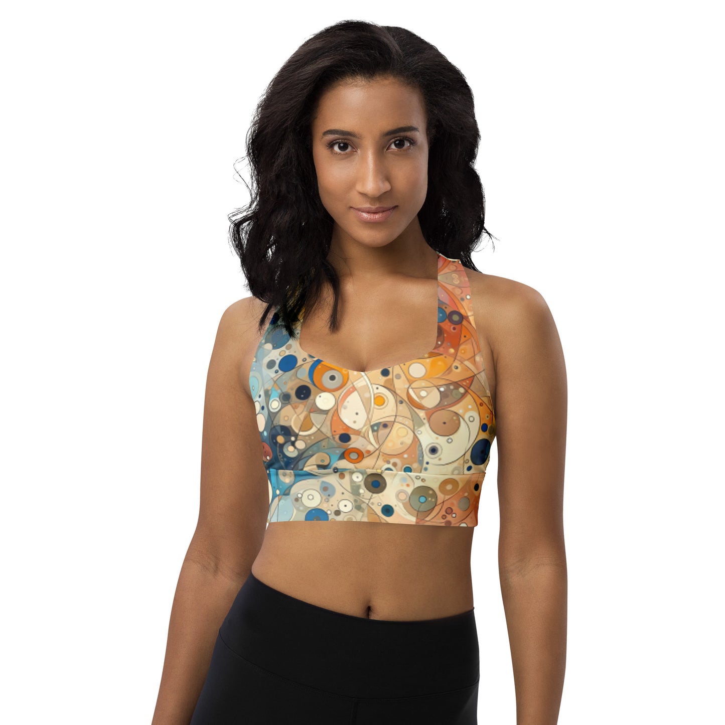 Longline sports bra