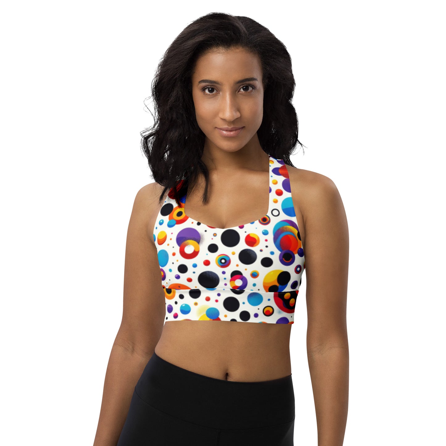 Longline sports bra