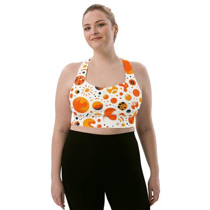Longline sports bra