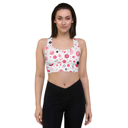 Longline sports bra