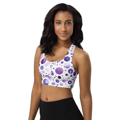 Longline sports bra
