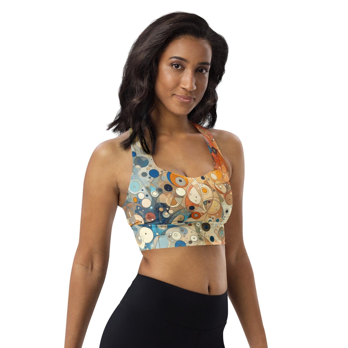 Longline sports bra