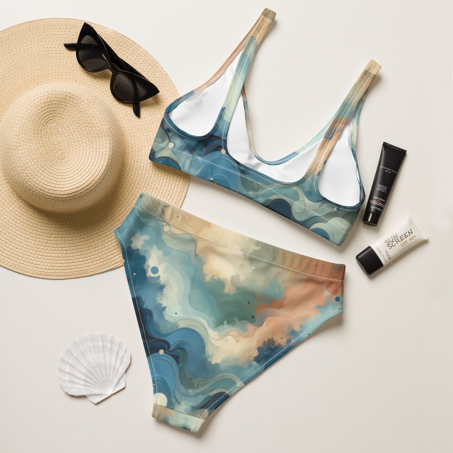 High-waisted bikini